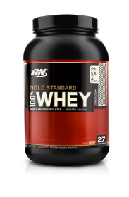 ON 100 % Whey protein Gold standard 2lb (907г) - cookies & cream